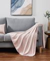 CANNON SOLID PLUSH THROW, 60" X 70"
