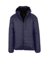 Galaxy By Harvic Men's Sherpa Lined Hooded Puffer Jacket In Blue