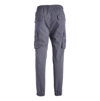 Galaxy By Harvic Men's Cotton Stretch Twill Cargo Joggers In Gray
