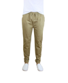 Galaxy By Harvic Men's Basic Stretch Twill Joggers In Tan/beige
