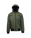 Galaxy By Harvic Spire By Galaxy Men's Heavyweight Moto Jacket In Green