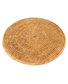 Artifacts Trading Company Artifacts Rattan Round Placemat In Brown