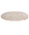 Artifacts Trading Company Artifacts Rattan Round Placemat In White
