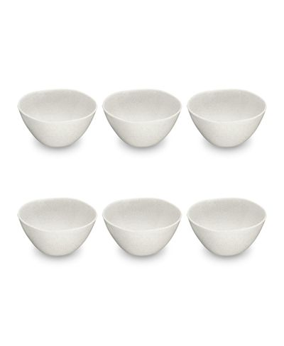 Tarhong 5.9" Wheat Pp 6-piece Bowl Set, 19 oz In Cream