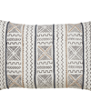 Saro Lifestyle Mud Cloth Decorative Pillow, 14" X 20" In Ivory/cream