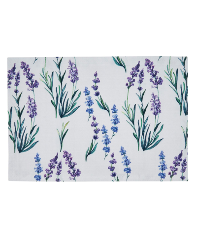 Saro Lifestyle Placemat Set Of 4 In Lavender