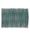 Saro Lifestyle Water Hyacinth Placemat Set Of 4 In Blue