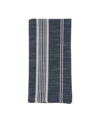 Saro Lifestyle Striped Napkin Set Of 4 In Blue