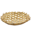 MICHAEL ARAM ANTIQUE PALM CENTERPIECE BOWL