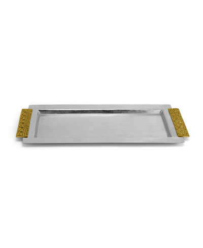 Michael Aram Palm Vanity Tray In Silver-tone