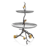 Michael Aram Butterfly Ginkgo 2 Tier Cake Stand In White