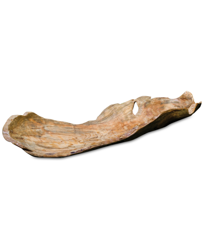 Uttermost Teak Leaf Bowl In Open Miscellaneous