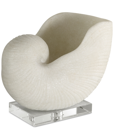 Uttermost Nautilus Shell Sculpture In White