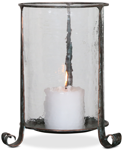 Uttermost Nicia Bronze Candleholder In White