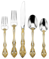 ONEIDA GOLDEN MICHELANGELO 20 PIECE FLATWARE SET, SERVICE FOR 4