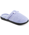 Isotoner Signature Isotoner Women's Chevron Microterry Clog Slippers, Online Only In Blue