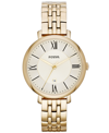 FOSSIL JACQUELINE GOLD-TONE STAINLESS STEEL WATCH 36MM