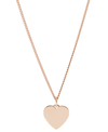 FOSSIL LANE HEART STAINLESS STEEL NECKLACE