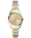 Fossil Scarlette Mini Quartz Crystal Gold Dial Ladies Watch Es4949