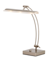 Adesso Esquire Led Desk Lamp In Gray