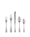Mepra Leonardo Flatware Set, 5 Piece In Silver