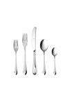 Mepra Diamante Flatware Set, 20 Pieces In Silver