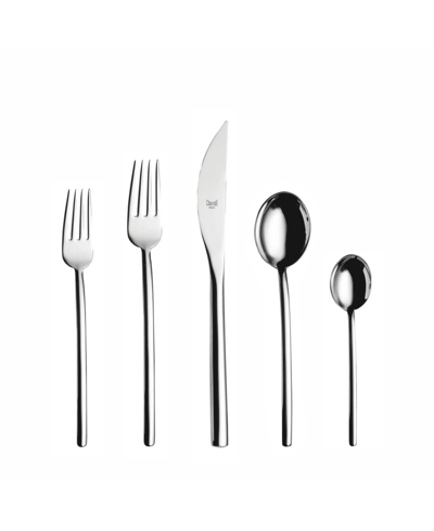 Mepra Due 5-piece Cutlery Set In Silver-tone