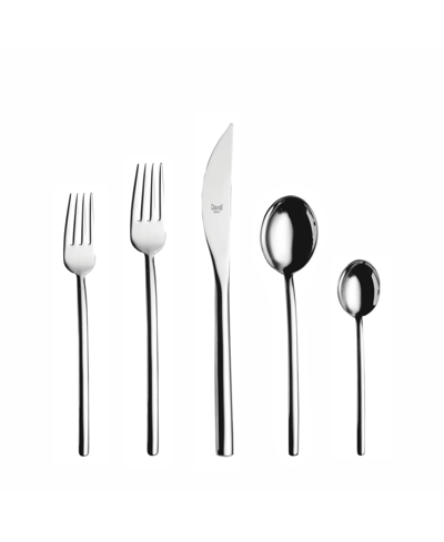 Mepra Due Flatware Set, 20 Pieces In Silver-tone