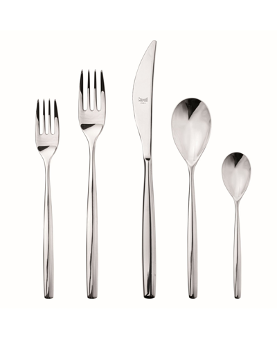 Mepra Stiria Flatware Set, 20 Pieces In Silver-tone