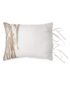 Donna Karan Home Seduction Decorative Pillow Bedding In Ivory/cream