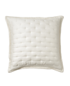 Donna Karan Essential Silk Euro Sham Bedding In Ivory/cream