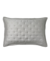 Donna Karan Essential Silk Sham, Standard Bedding In Silver