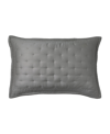 Donna Karan Essential Silk Sham, Standard Bedding In Gray