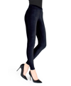 Memoi Women's Thin Ribbed Stretch Corduroy Leggings In Blue