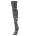 Memoi Women's Slub Cable Knit Over The Knee Socks In Multi