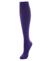 Memoi Women's Rib Cashmere Blend Knee High Socks In Purple