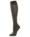 Memoi Women's Bamboo Blend Knit Knee High Socks In Green