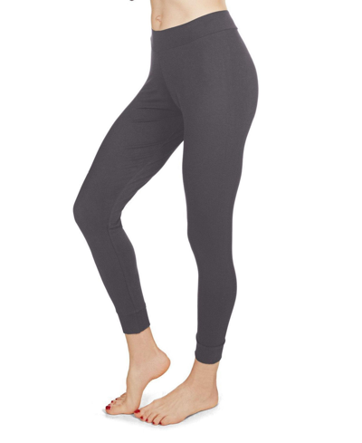 Memoi Women's Rayon From Bamboo Leggings In Gray