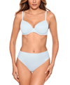 Shop Miraclesuit Women's Light Shaping Waistline Thong Underwear 2538 In Tan/beige