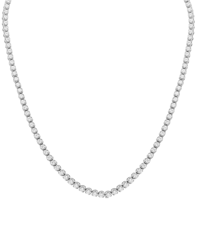 Macy's Diamond 20" Tennis Necklace (10 Ct. T.w.) In 10k White Gold