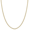 Macy's Men's Diamond Link 24" Necklace (2 Ct. T.w.) In 10k Gold In Gold