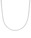 Macy's Men's Diamond 24" Necklace (5-7/8 Ct. T.w.) In 10k Gold In White