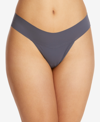 Hanky Panky Breathe Natural Thong In Gray