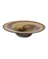 Ab Home Svirla Blown Glass Bowl In Brown