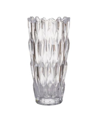 Ab Home Livie Pique Vase, Short In Clear