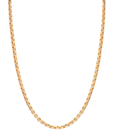 MACY'S 22" ROUND BOX LINK CHAIN NECKLACE (1-1/2MM) IN 14K GOLD