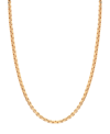 Macy's 22" Round Box Link Chain Necklace (1-1/2mm) In 14k Gold In Gold