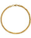 Macy's Rope Link Chain Bracelet In 14k Gold In Gold