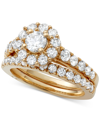 MARCHESA CERTIFIED DIAMOND BRIDAL SET (2 CT. T.W.) IN 18K GOLD, WHITE GOLD OR ROSE GOLD, CREATED FOR MACY'S