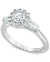 Marchesa Diamond Halo Engagement Ring (1-1/4 Ct. T.w.) In 18k White Gold In Gold